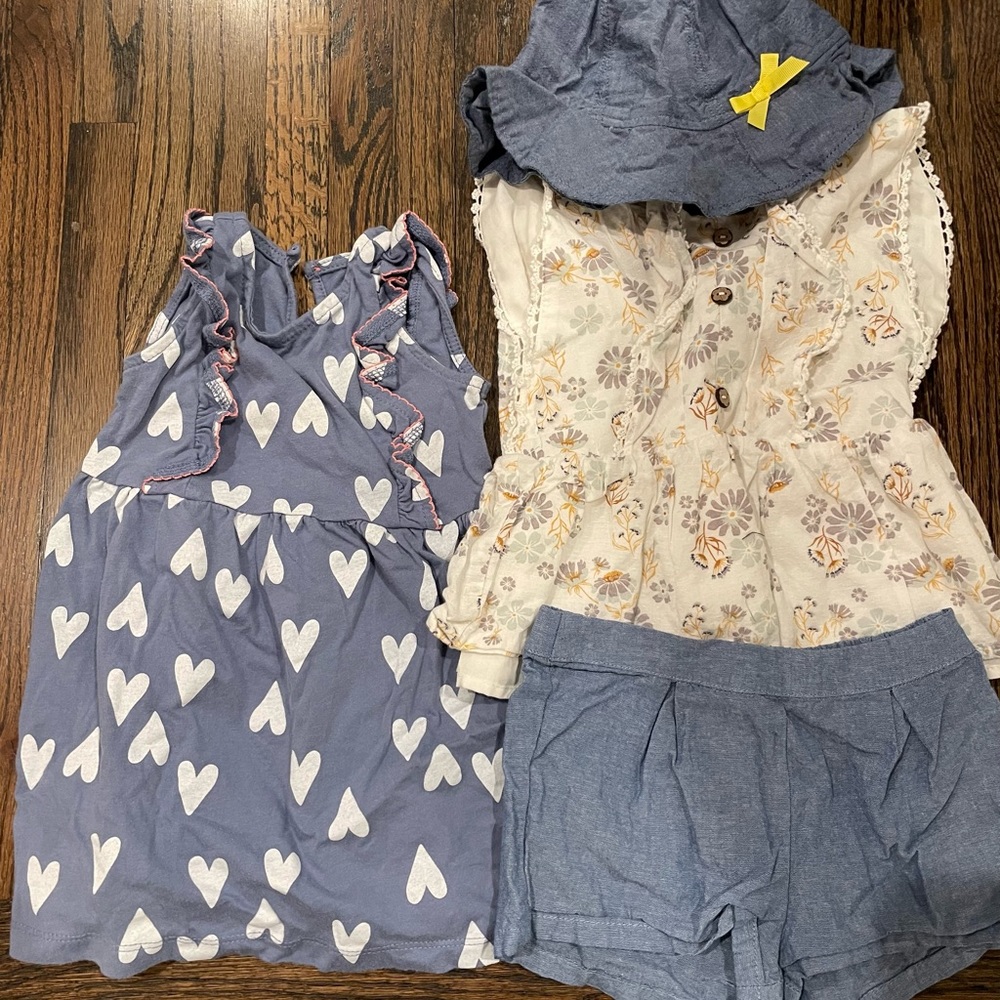 chambray clothing set